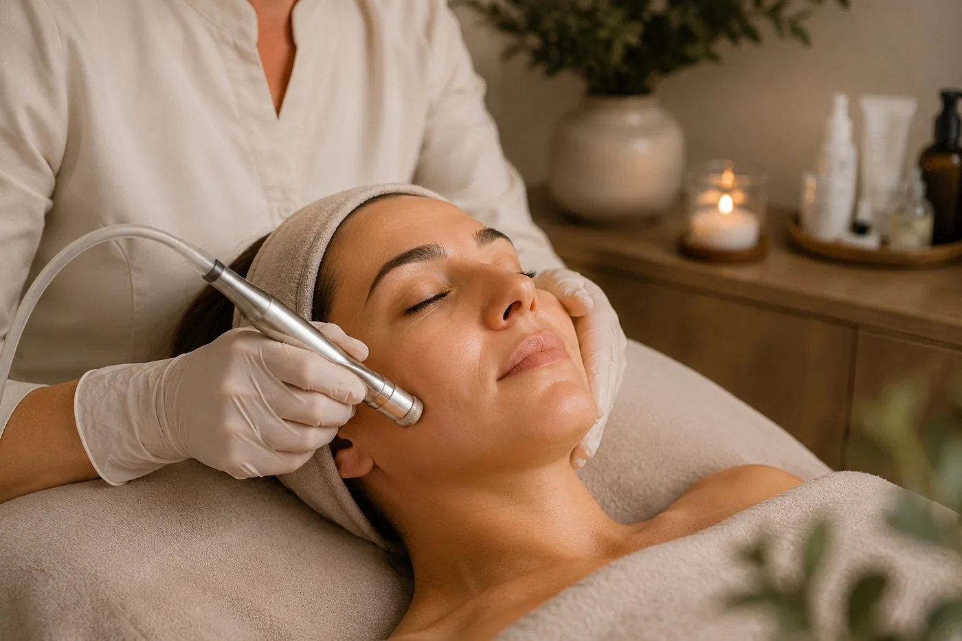 Mikrodermabrasion in der Unique Lounge Hamburg-Eppendorf – apparative Hauterneuerung mit professionellem Gerät
