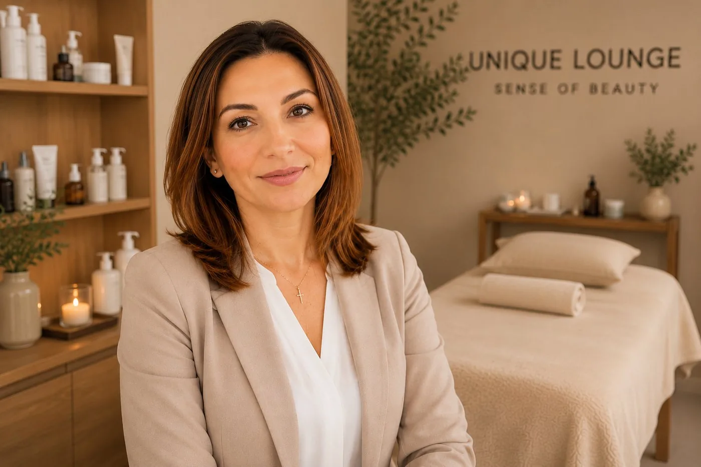 Pia Weise – Inhaberin der Unique Lounge, Sense of Beauty, Hamburg-Eppendorf